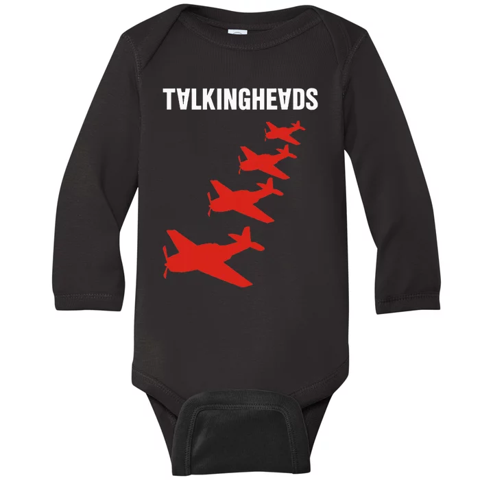 Talking Heads Four Planes Baby Long Sleeve Bodysuit