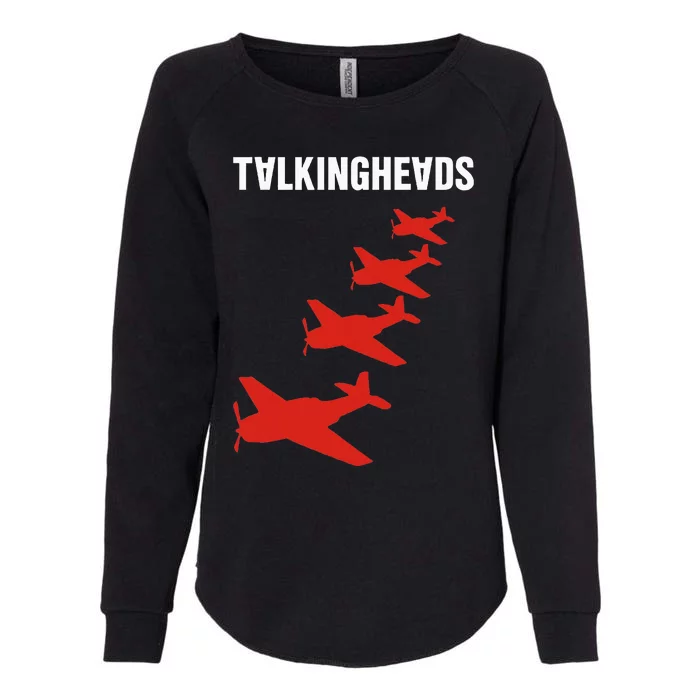 Talking Heads Four Planes Womens California Wash Sweatshirt