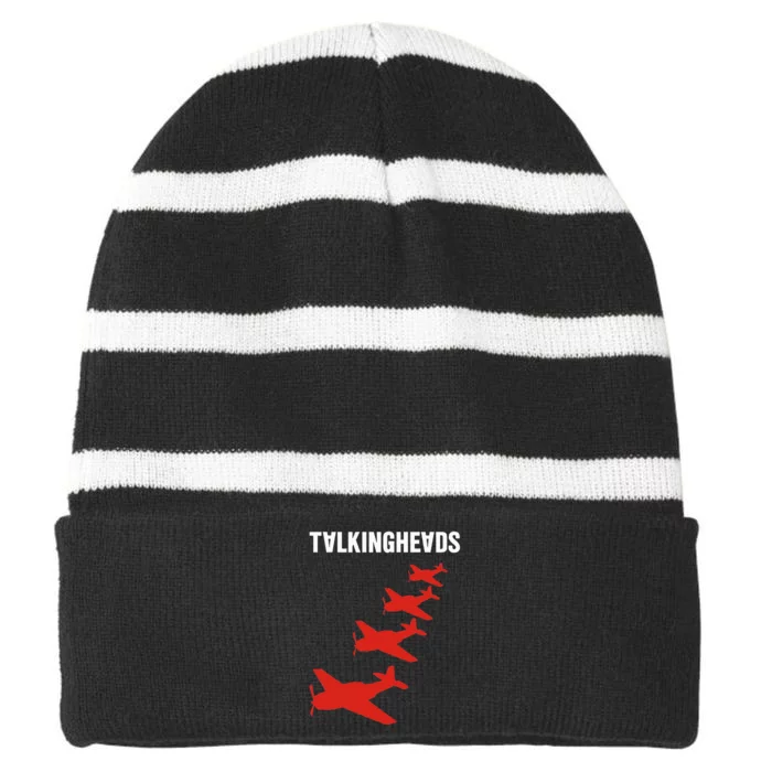 Talking Heads Four Planes Striped Beanie with Solid Band