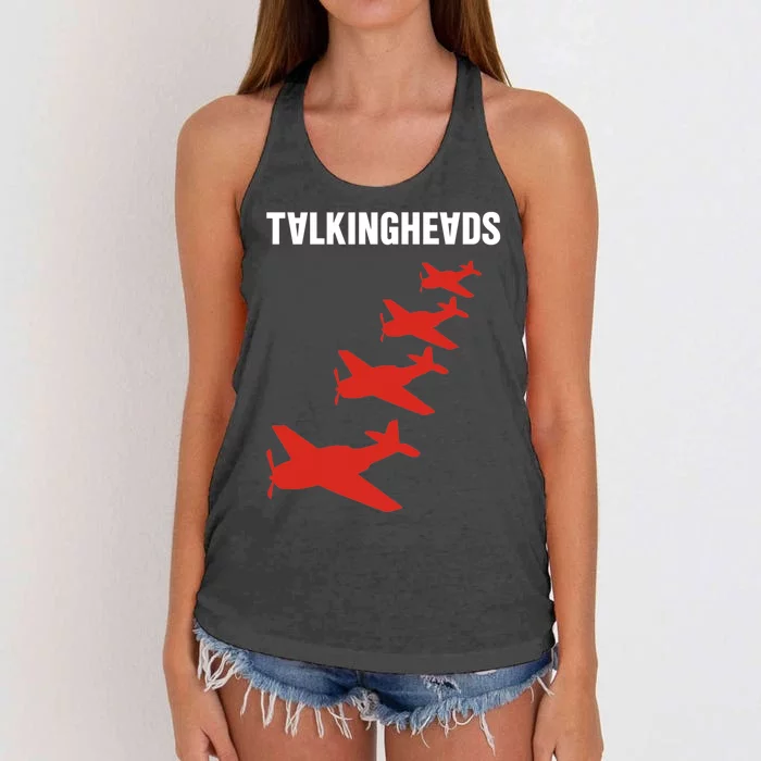 Talking Heads Four Planes Women's Knotted Racerback Tank