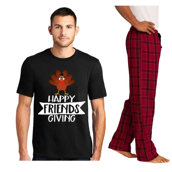 Thanksgiving Happy Friends Giving Thanksgiving Family Funny Gift Meaningful Gift Pajama Set