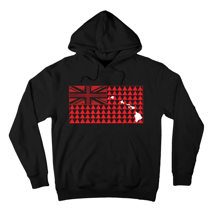 Tribal Hawaiian Flag State Of Hawaii Hoodie