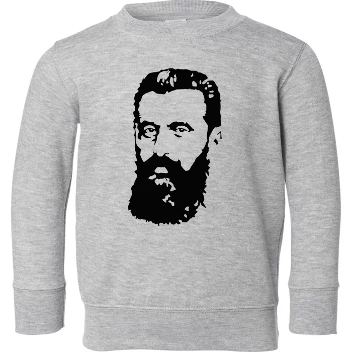 Theodor Herzl Father Of Zionism Pro Israel Zionist Israeli Toddler Sweatshirt