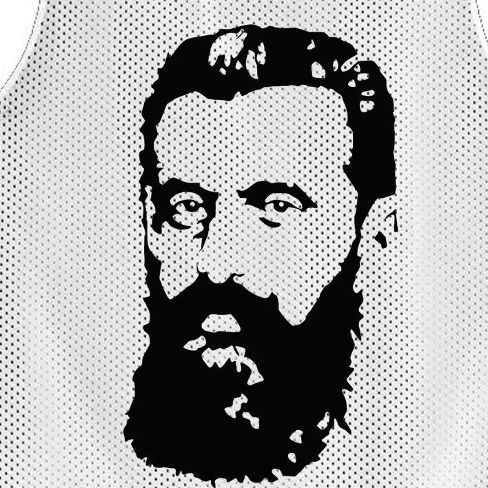 Theodor Herzl Father Of Zionism Pro Israel Zionist Israeli Mesh Reversible Basketball Jersey Tank