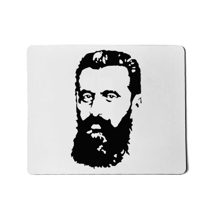 Theodor Herzl Father Of Zionism Pro Israel Zionist Israeli Mousepad