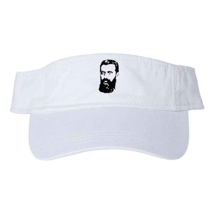 Theodor Herzl Father Of Zionism Pro Israel Zionist Israeli Valucap Bio-Washed Visor