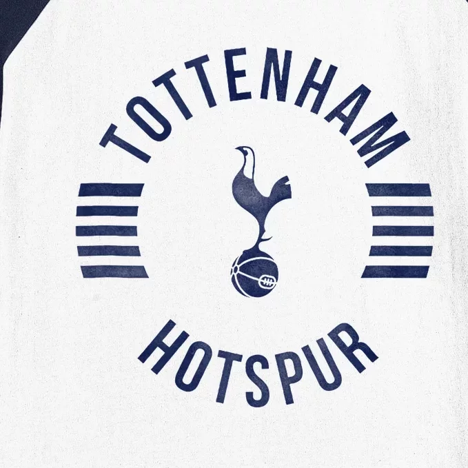 Tottenham Hotspur Football Club Collegiate Faded Baseball Sleeve Shirt