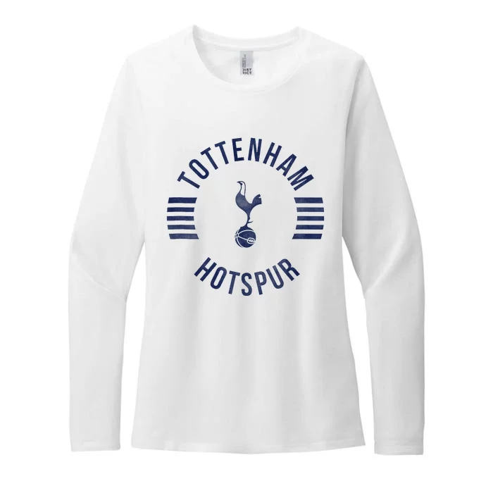 Tottenham Hotspur Football Club Collegiate Faded Womens CVC Long Sleeve Shirt