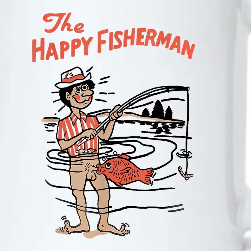 The Happy Fisherman 2024 Fishing Black Color Changing Mug