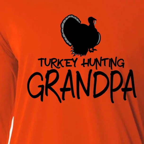 Turkey Hunting Grandpa Great Gift Cooling Performance Long Sleeve Crew