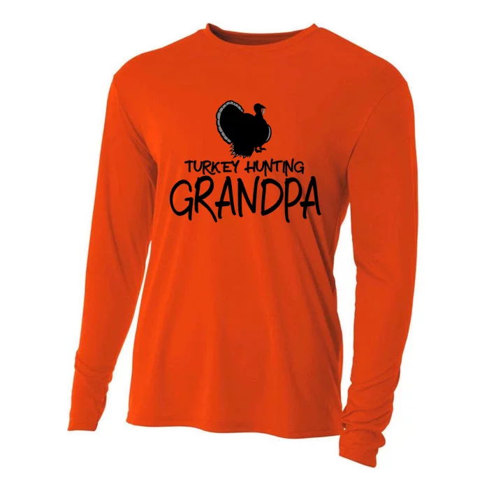 Turkey Hunting Grandpa Great Gift Cooling Performance Long Sleeve Crew