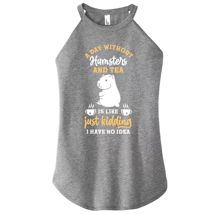 Tea Hamster Gift Women’s Perfect Tri Rocker Tank