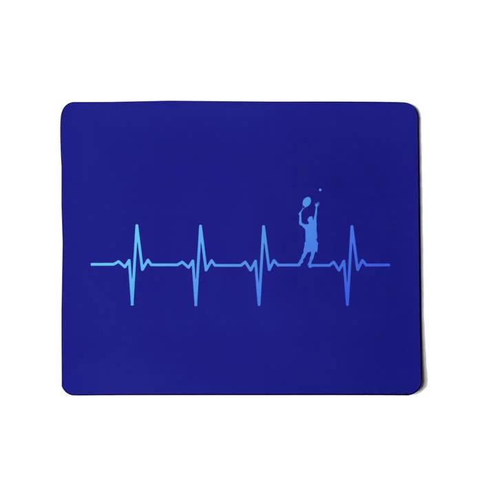 Tennis Heartbeat Gift For Tennis Players Gift Mousepad