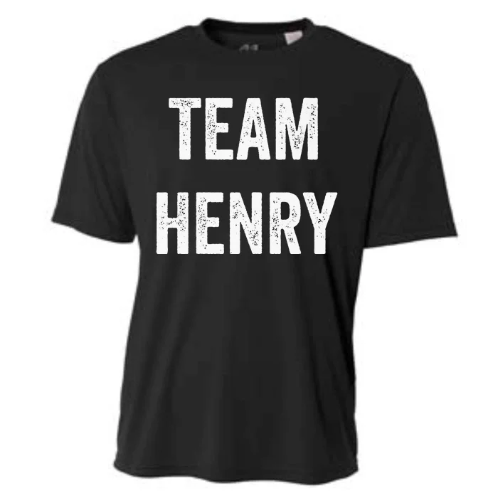 Team Henry Go Henry Supporter Cheer Fan Cooling Performance Crew T-Shirt