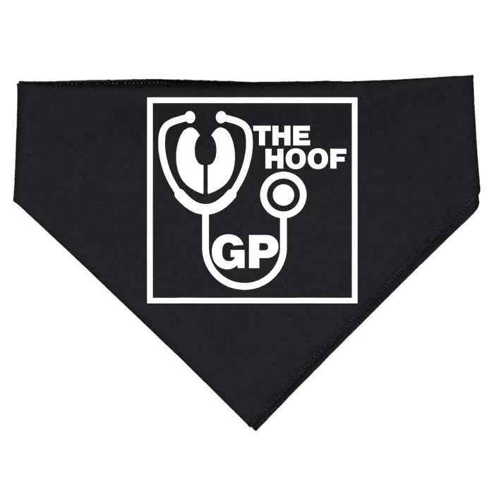 The Hoof Gp Veterinary Reference Funny USA-Made Doggie Bandana