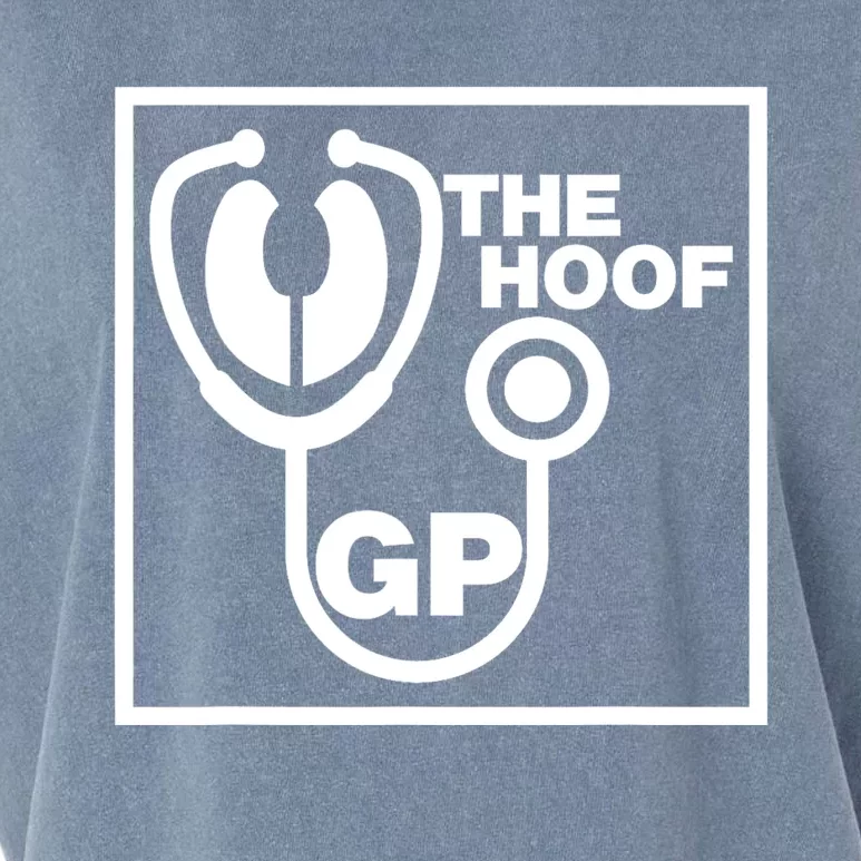 The Hoof Gp Veterinary Reference Funny Garment-Dyed Women's Muscle Tee