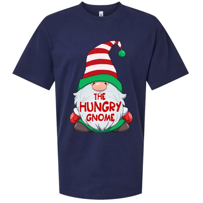 The Hungry Gnome Graphic Christmas Matching Family Cute Gift Sueded Cloud Jersey T-Shirt