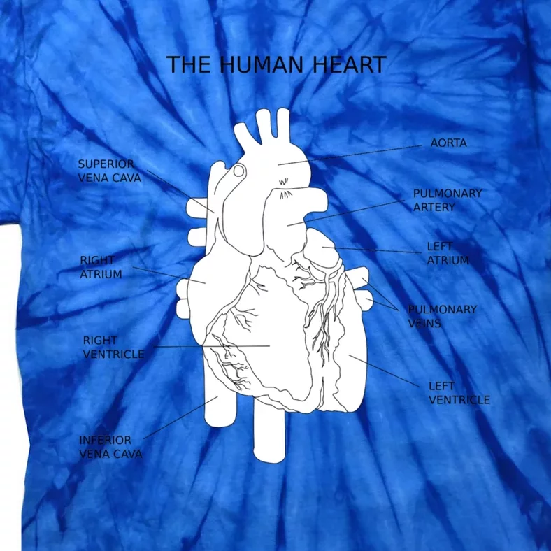 The Hu Heart Anatomy Gift Tie-Dye T-Shirt