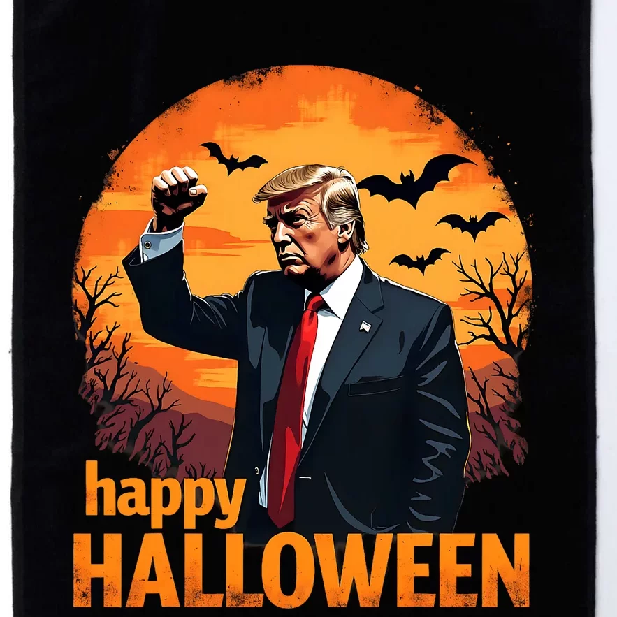 Trump Happy Halloween Trump Vance 2024 Usa Trump Halloween Platinum Collection Golf Towel