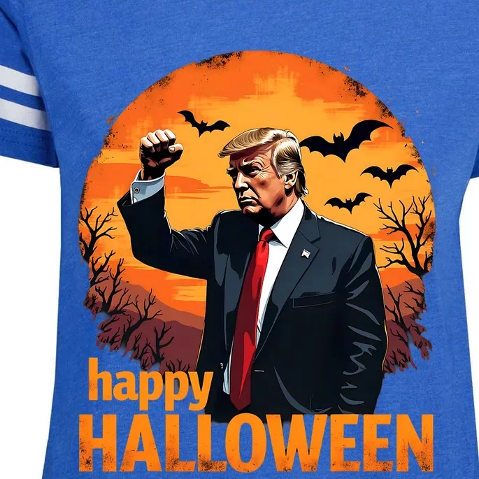 Trump Happy Halloween Trump Vance 2024 Usa Trump Halloween Enza Ladies Jersey Football T-Shirt