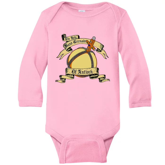 The Holy Hand Grenade Of Antioch Baby Long Sleeve Bodysuit