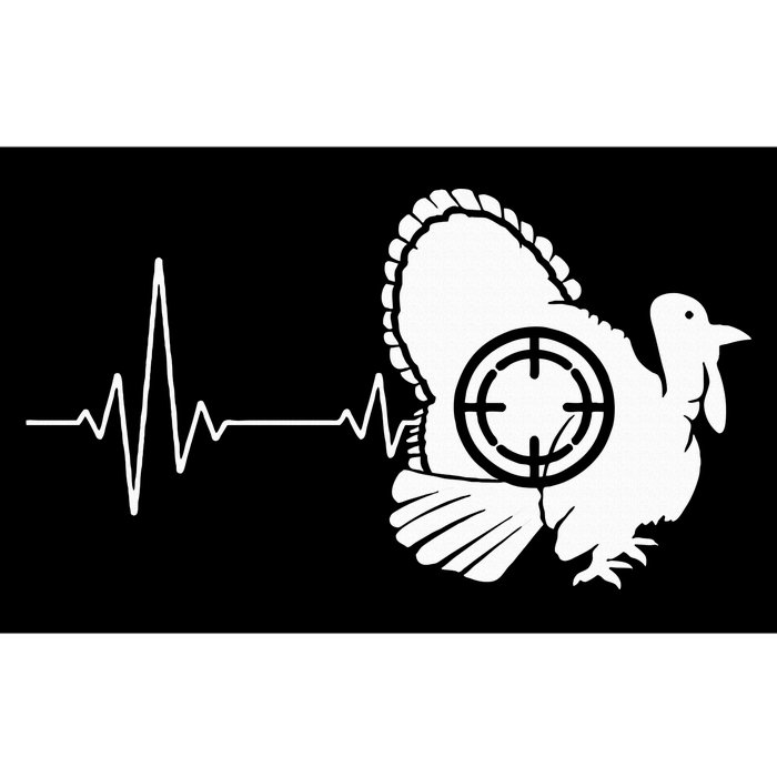 Turkey Hunting Heartbeat Hunting Gear Bumper Sticker