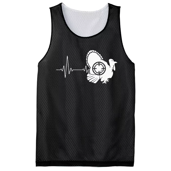 Turkey Hunting Heartbeat Hunting Gear Mesh Reversible Basketball Jersey Tank