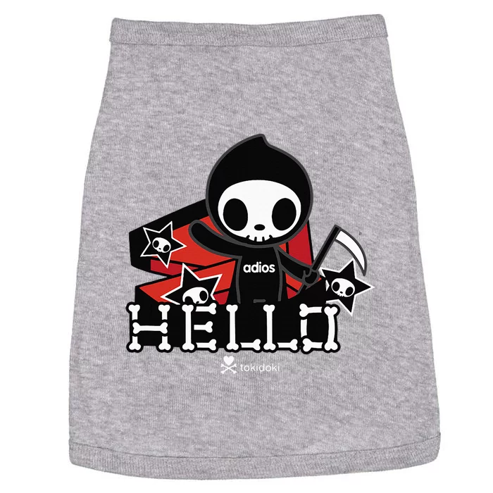 Tokidoki Halloween Hello Adios Coming Out Of Coffin Doggie Tank