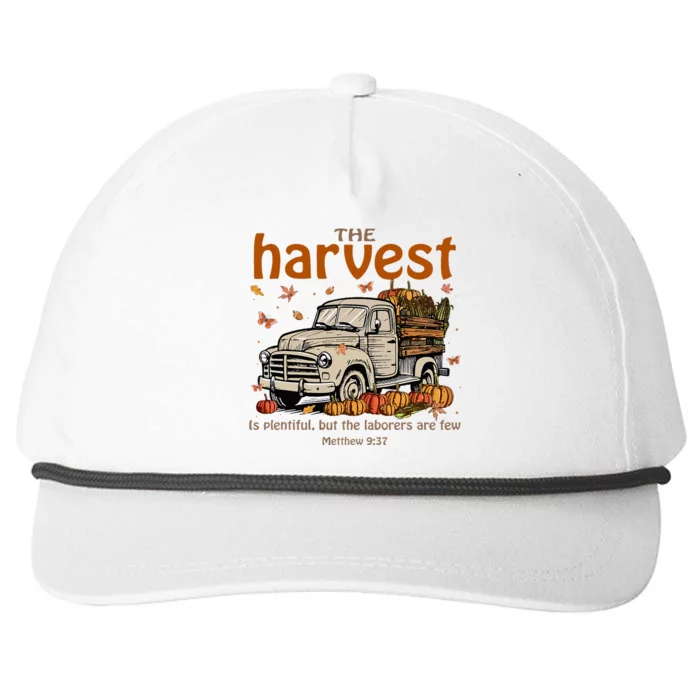 The Harvest Is Plentiful And Workers Are Few Snapback Five-Panel Rope Hat