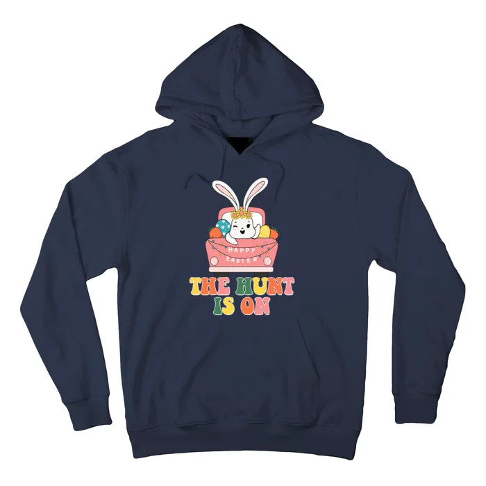 The Hunt Is On Easter Bunny Holiday Hoodie