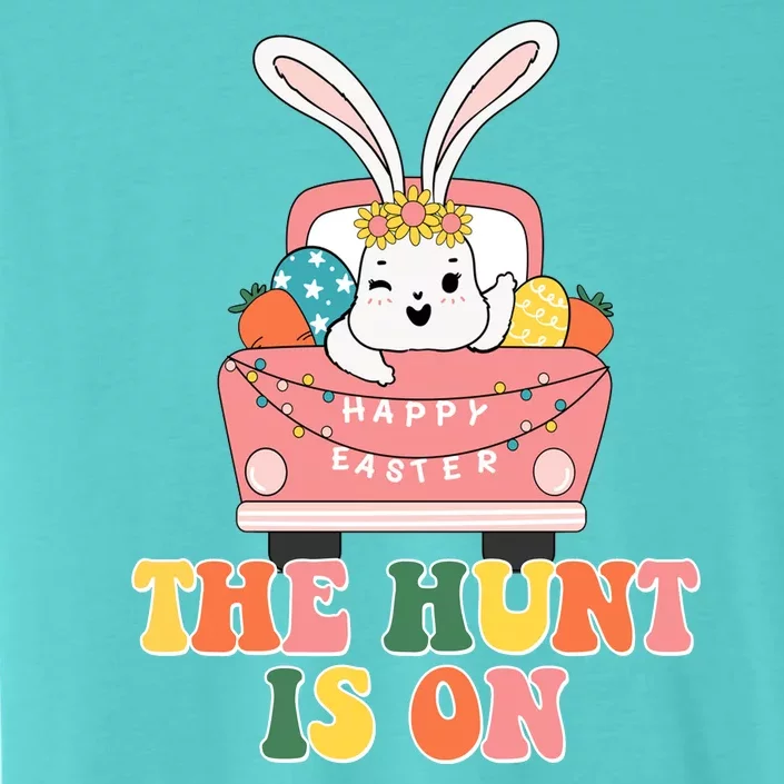 The Hunt Is On Easter Bunny Holiday ChromaSoft Performance T-Shirt