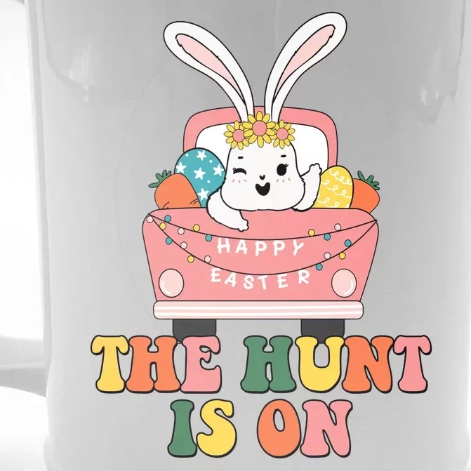 The Hunt Is On Easter Bunny Holiday Front & Back Beer Stein