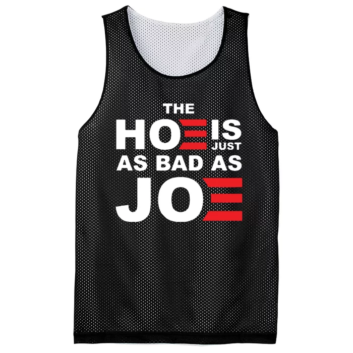 The Hoe Is Just As Bad As Joe Mesh Reversible Basketball Jersey Tank