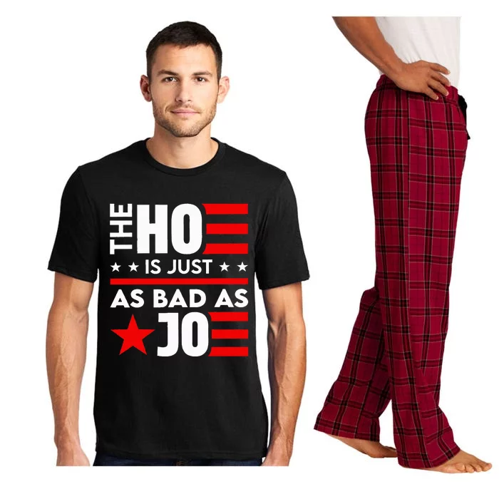 The Ho Is Just As Bad As Joe IM Voting For The Outlaw 2024 Pajama Set