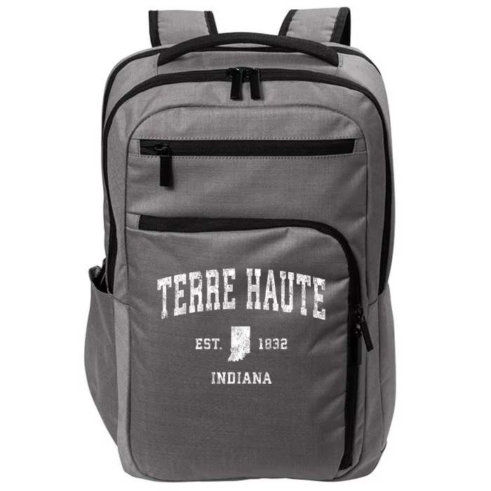 Terre Haute Indiana In Vintage Sports Impact Tech Backpack