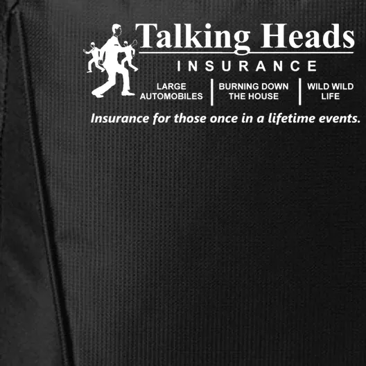 Talking Heads Insurance City Backpack