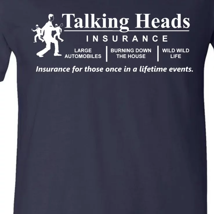 Talking Heads Insurance V-Neck T-Shirt