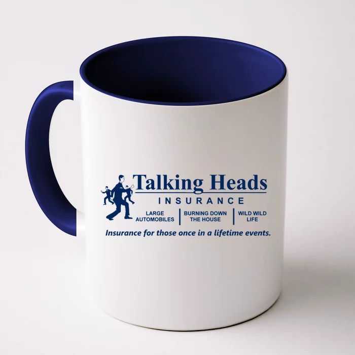 Talking Heads Insurance Front & Back Coffee Mug