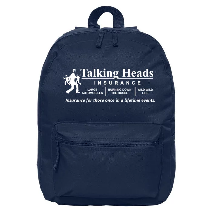 Talking Heads Insurance 16 in Basic Backpack