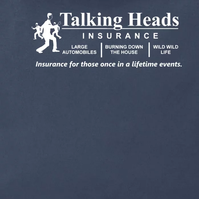 Talking Heads Insurance Zip Tote Bag