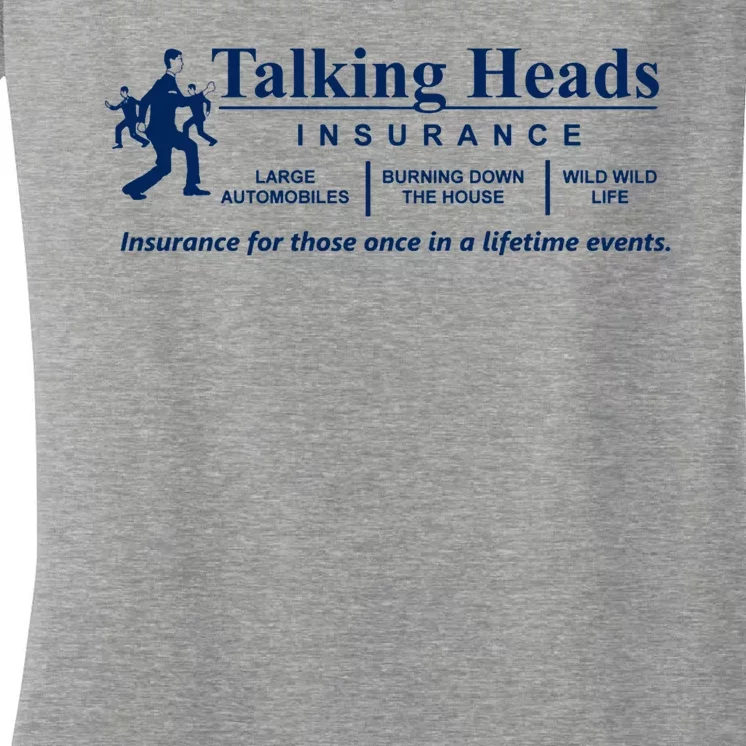 Talking Heads Insurance Women's V-Neck T-Shirt