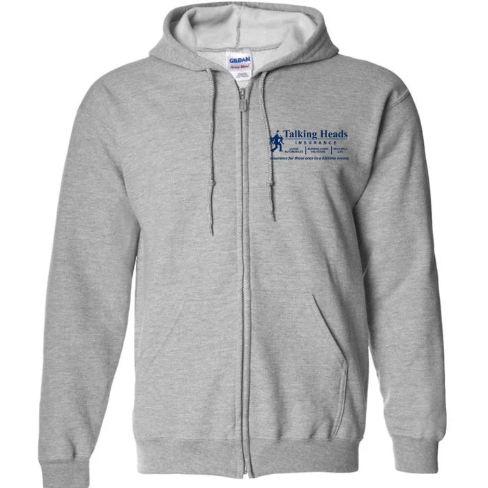 Talking Heads Insurance Full Zip Hoodie