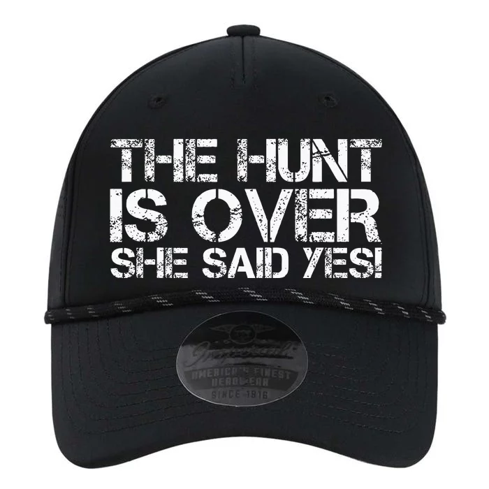 THE HUNT IS OVER SHE SAID YES! Funny Groom Gift Idea Performance The Dyno Cap