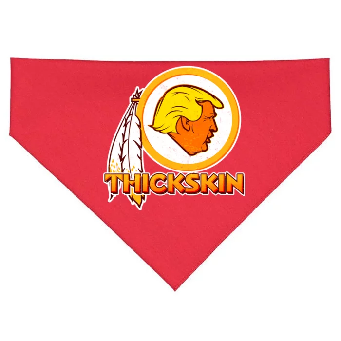 Thickskin Funny Trump USA-Made Doggie Bandana