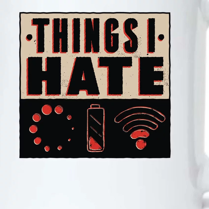 Things I Hate Bad Service Black Color Changing Mug