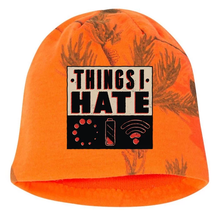 Things I Hate Bad Service Kati - Camo Knit Beanie