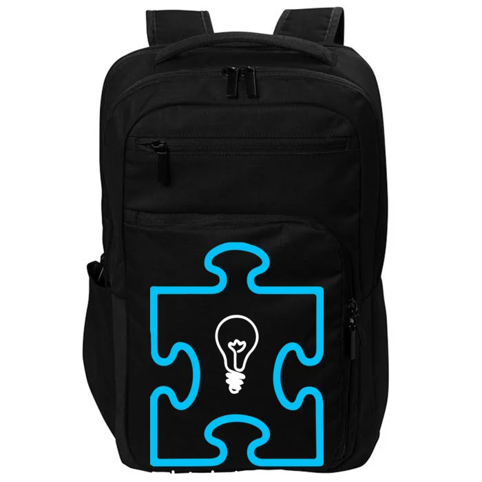 Think Before You Judge Autism Awareness Impact Tech Backpack