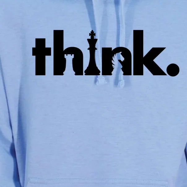 Think Chess Lover King Knight Rook Unisex Surf Hoodie