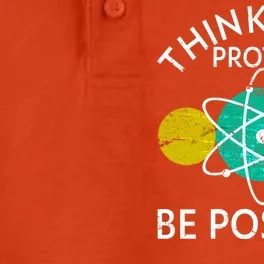 Think Like A Proton Be Positive Dry Zone Grid Performance Polo