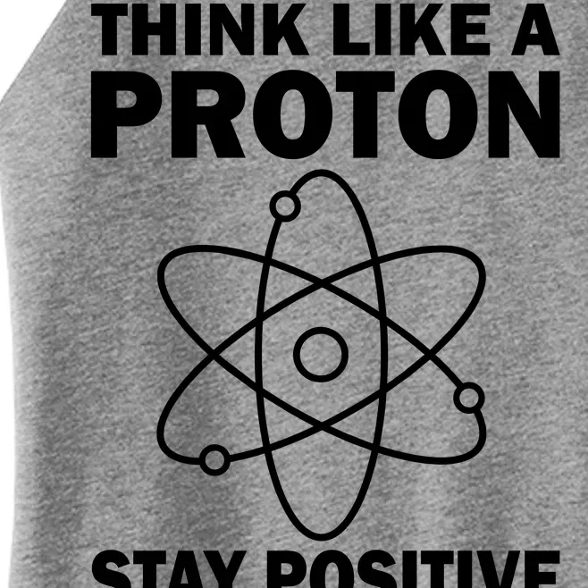 Think Like A Proton Stay Positive Women’s Perfect Tri Rocker Tank